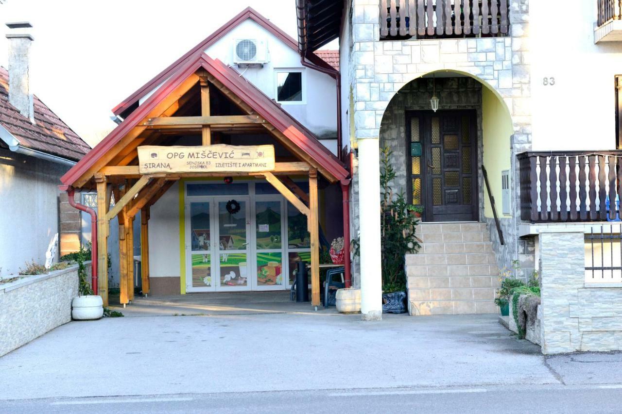 Apartmani Miscevic Йосипдол Экстерьер фото
